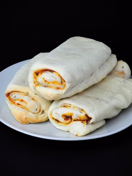 Drożdżówki a la Pizza