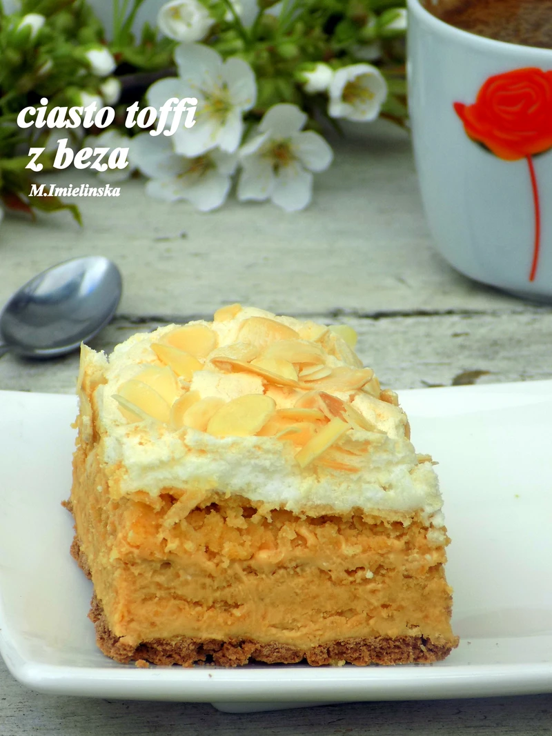 ciasto toffi z bezą