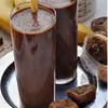 Koktajl kakaowo-bananowy z figami na mleku kokosowym