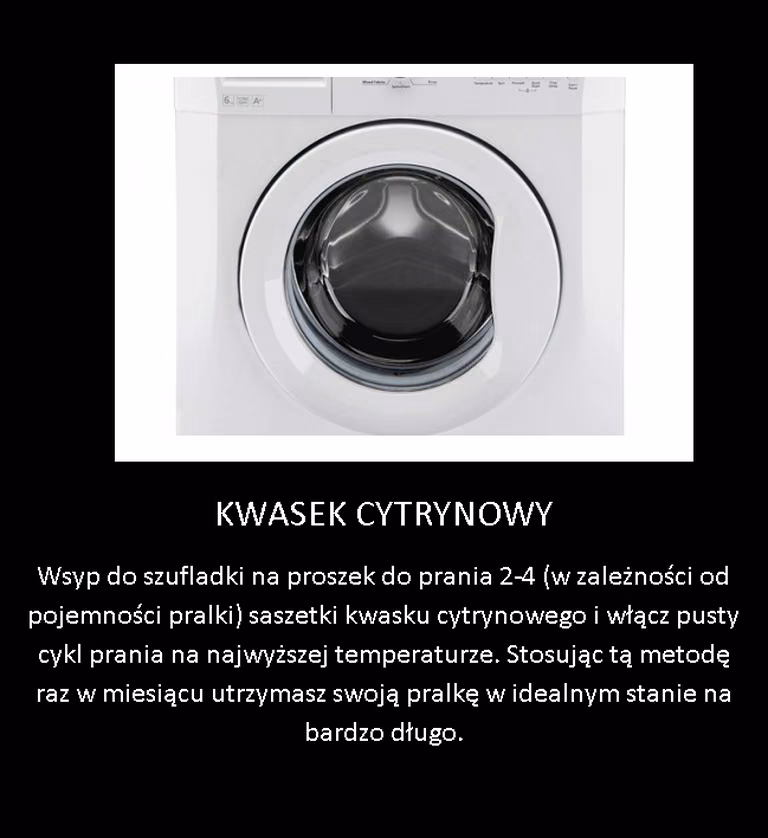 Super trik na odkamienienie pralki