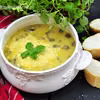 ZUPA Z MIĘSEM MIELONYM I PIECZARKAMI
