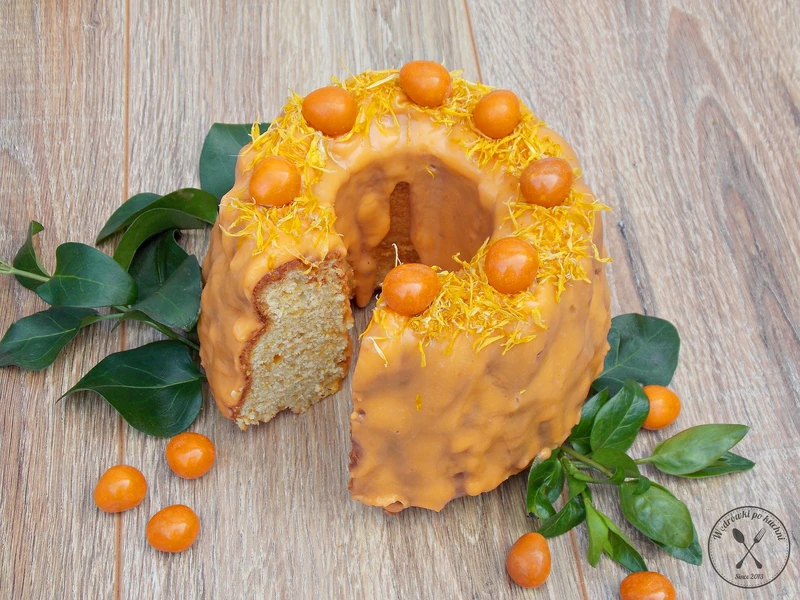 Babka nagietkowo-pomarańczowa