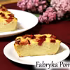 Sernik jaglany z rabarbarem