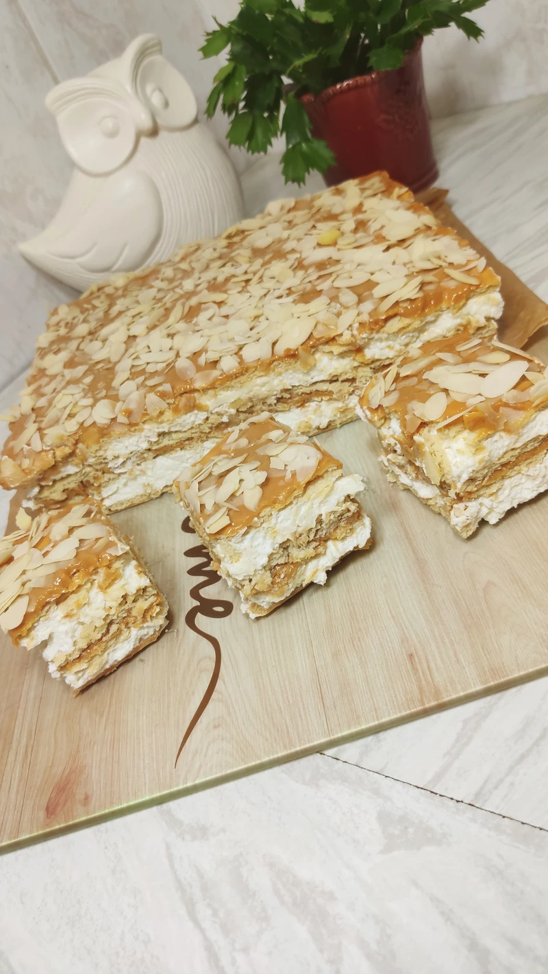 Ciasto toffi na krakersach