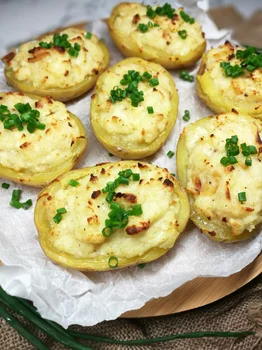 Pieczone ziemniaki „ruskie”