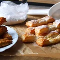 Faworki z piekarnika - pieczone
