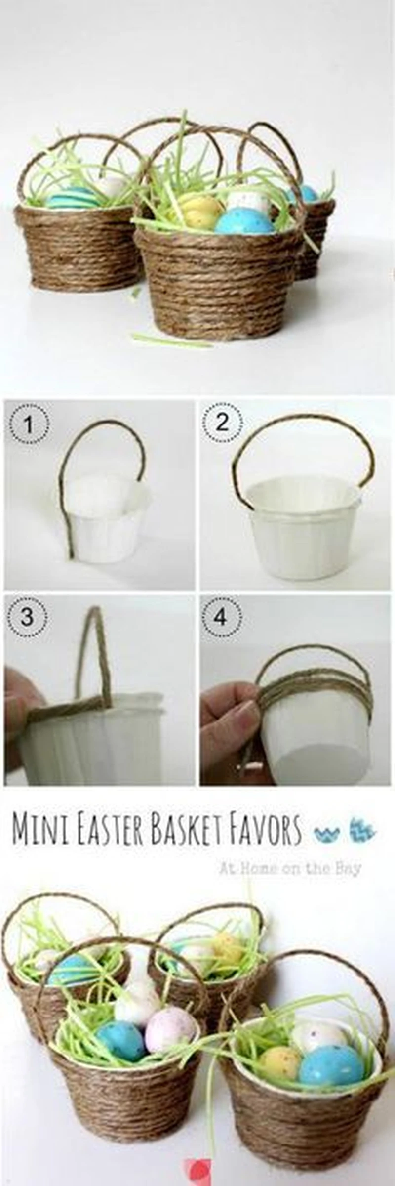 DIY- koszyczek ze święconką