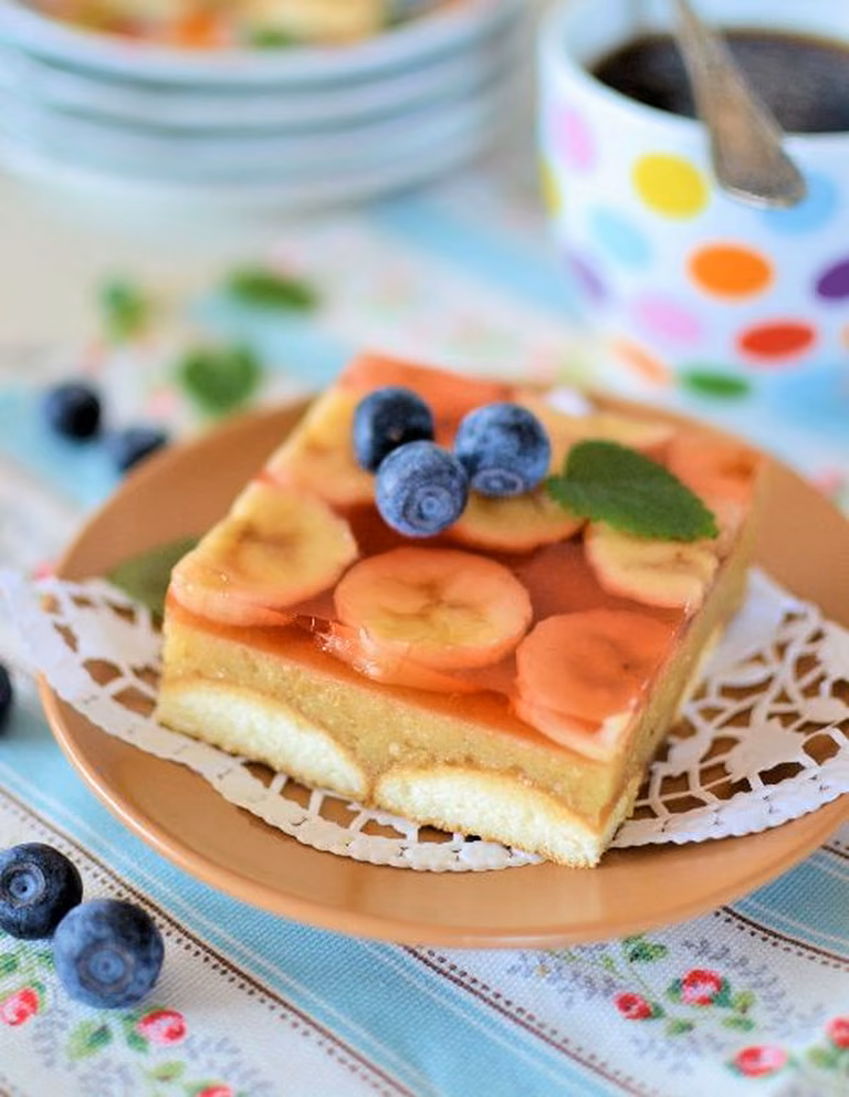 Bananowe ciasto  bez pieczenia