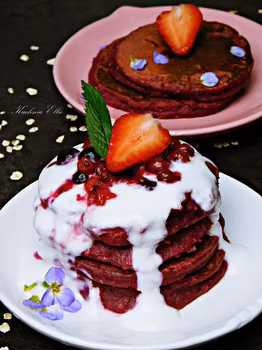 Różowe pancakes... z burakiem!