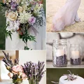 Lavender and green