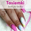 Paznokcie Zdobione za Pomocą Tasiemki krok po kroku