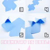 Geometryczna gwiazda – pomysł na dekorację