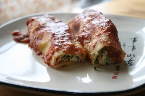 Canneloni ze szpinakiem