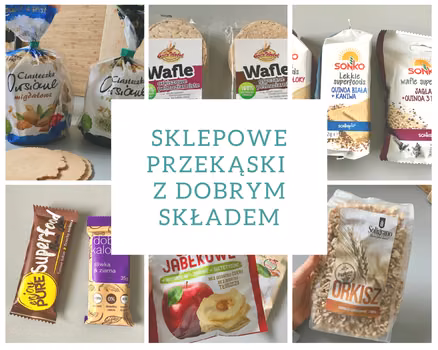 Gotowe przekąski dla dzieci z dobrym składem