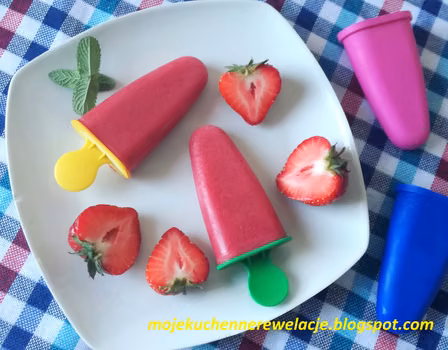 Sorbet truskawkowo-bananowy - 50 kcal!