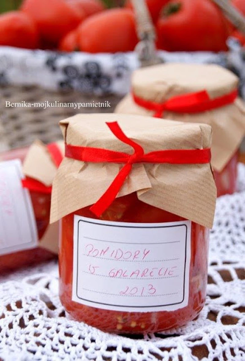 Pomidory w galarecie