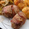 Pieczone roladki z mięsa mielonego