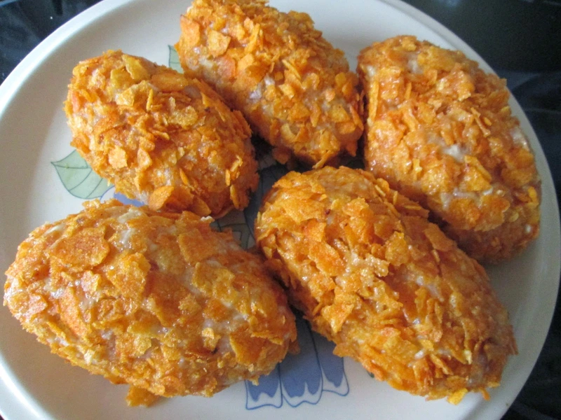 Kurczak w panierce z chipsów