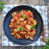 Bigos z pieczarek - szybkie danie jednogarnkowe na imprezy rodzinne.