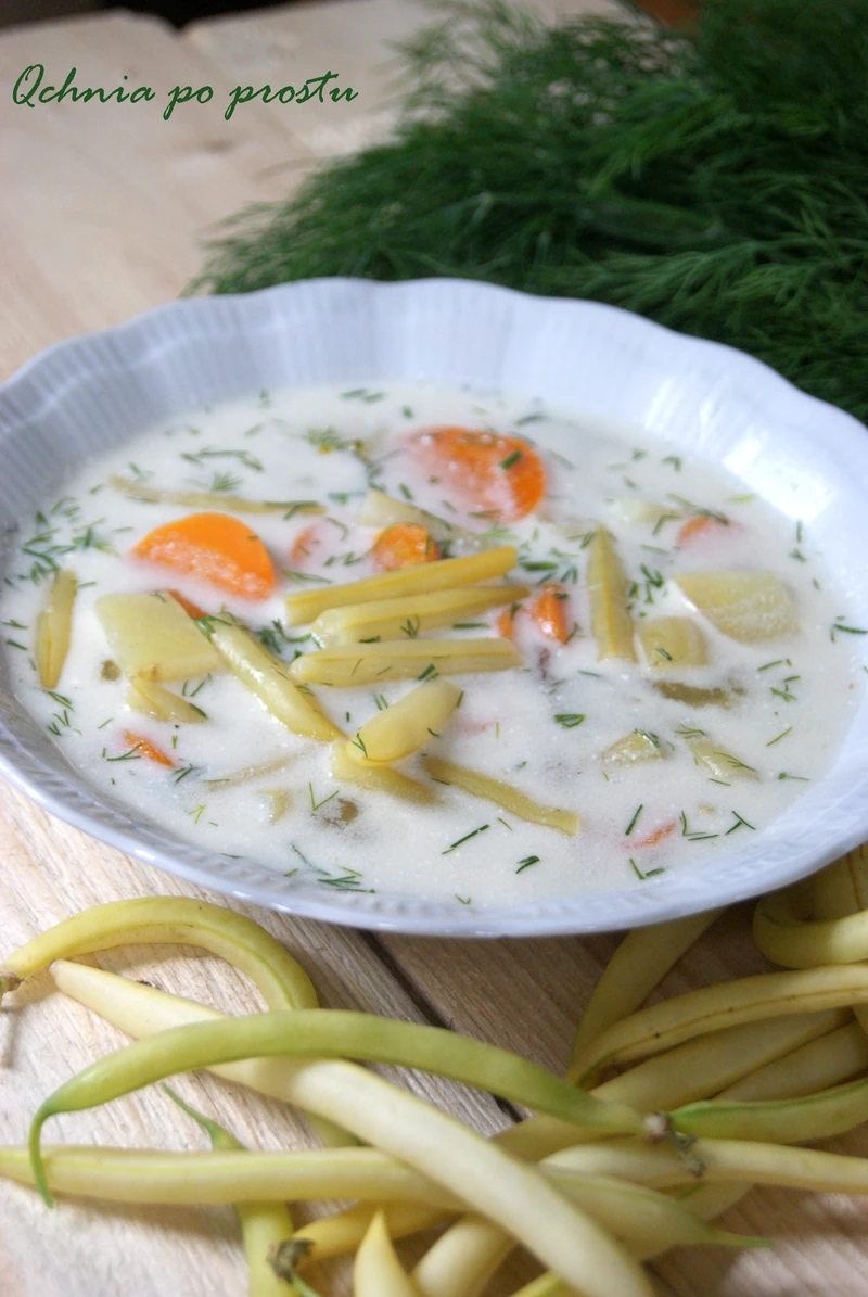 Zupa z fasolką szparagową