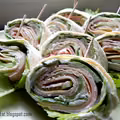 Imprezowe rollsy z tortilli- 2 wersje