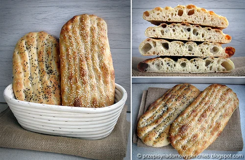 Irański płaski chleb barbari