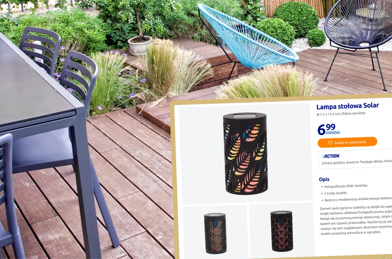Ta solarna lampa z Action za 6,99 to kolejny HIT! Balkon w stylu boho bez kabli, tylko magia