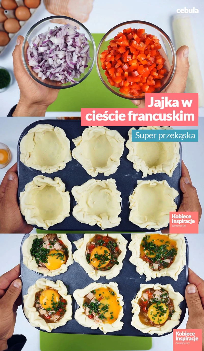 Jajka w cieście francuskim