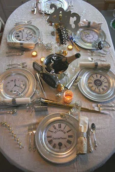Sylwestrowe dekoracje stołu