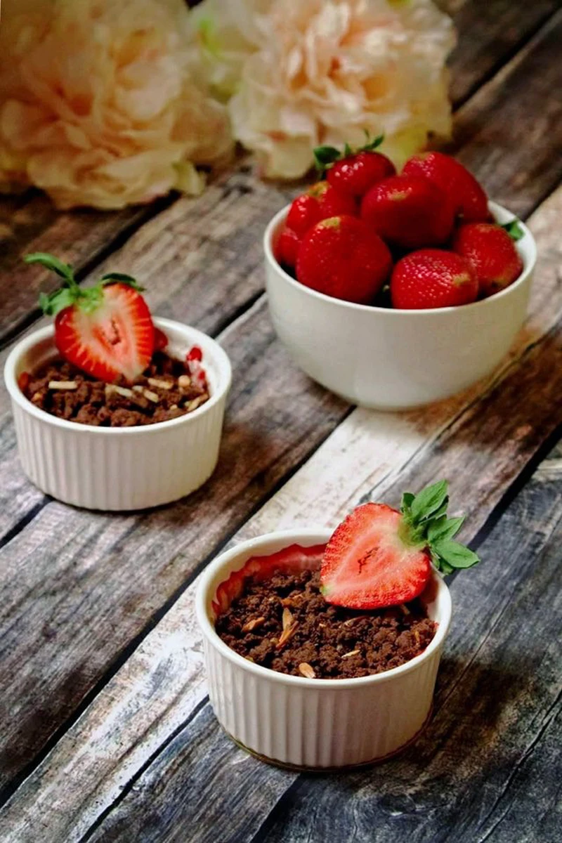 Truskawkowe crumble