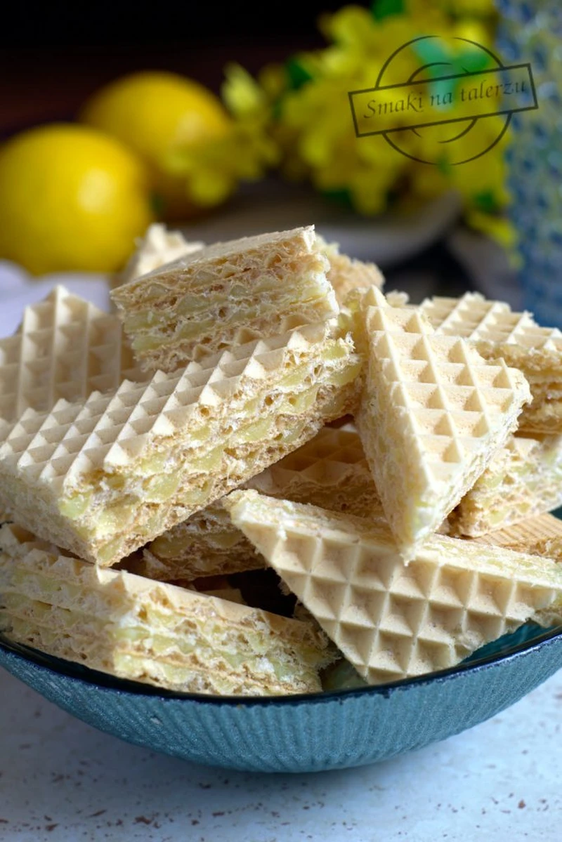 Wafle cytrynowe