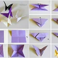 Motyle z papieru - origami