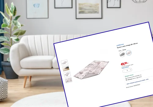 Ten dywan z Lidla za 49,99 zł bosko odmieni salon! Mięciutki, solidnie obszyty, a wzór vintage wygląda luksusowo