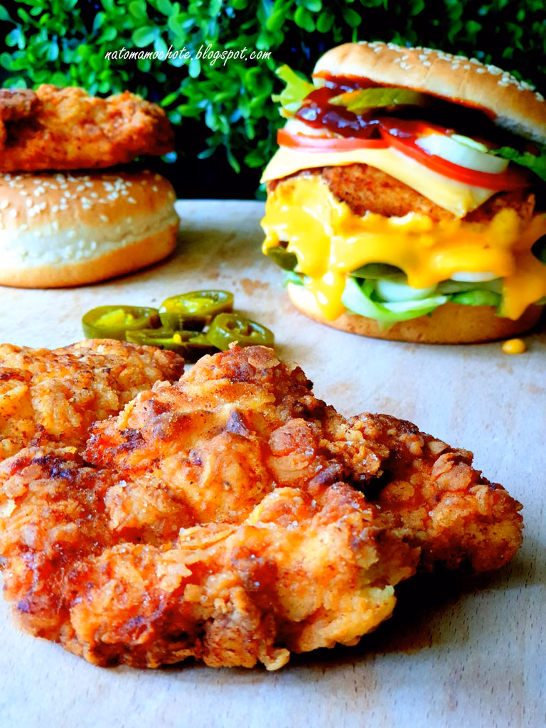 Burgery z Chrupiącymi Stripsami (Chicken burger)