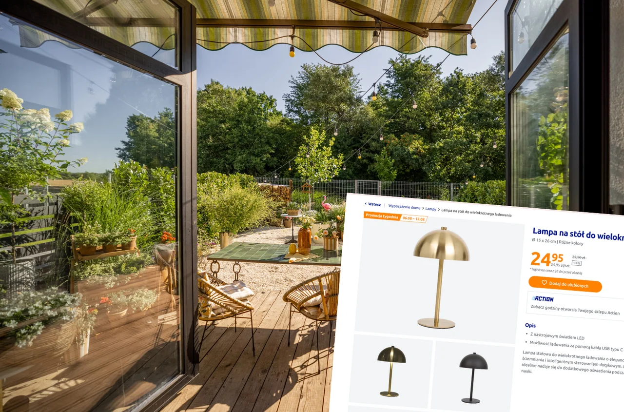 Ta lampa z Action za 24,95 zł to hit! Ładujesz ją wielokrotnie i pasuje do sypialni oraz ogrodu!