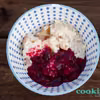 ZAPIEKANY, WANILIOWY PUDDING RYŻOWY Z WIŚNIAMI