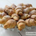 Kruche rogaliki z czekoladą