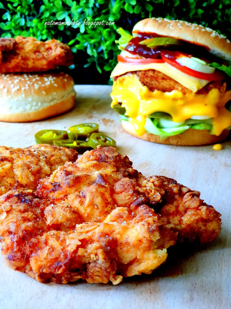 Burgery z Chrupiącymi Stripsami (Chicken burger)