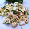 Sałatka z tortellini, porem i ananasem!