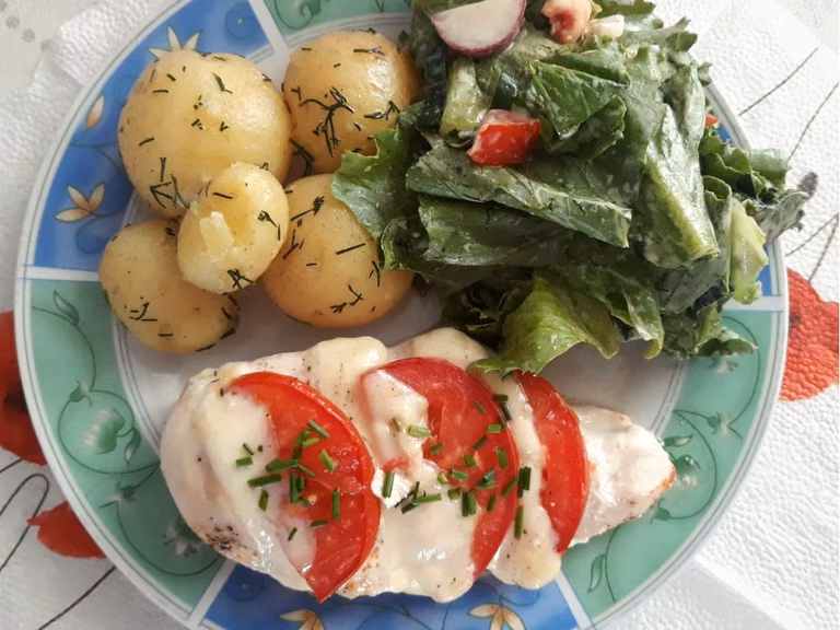 Indyk Caprese