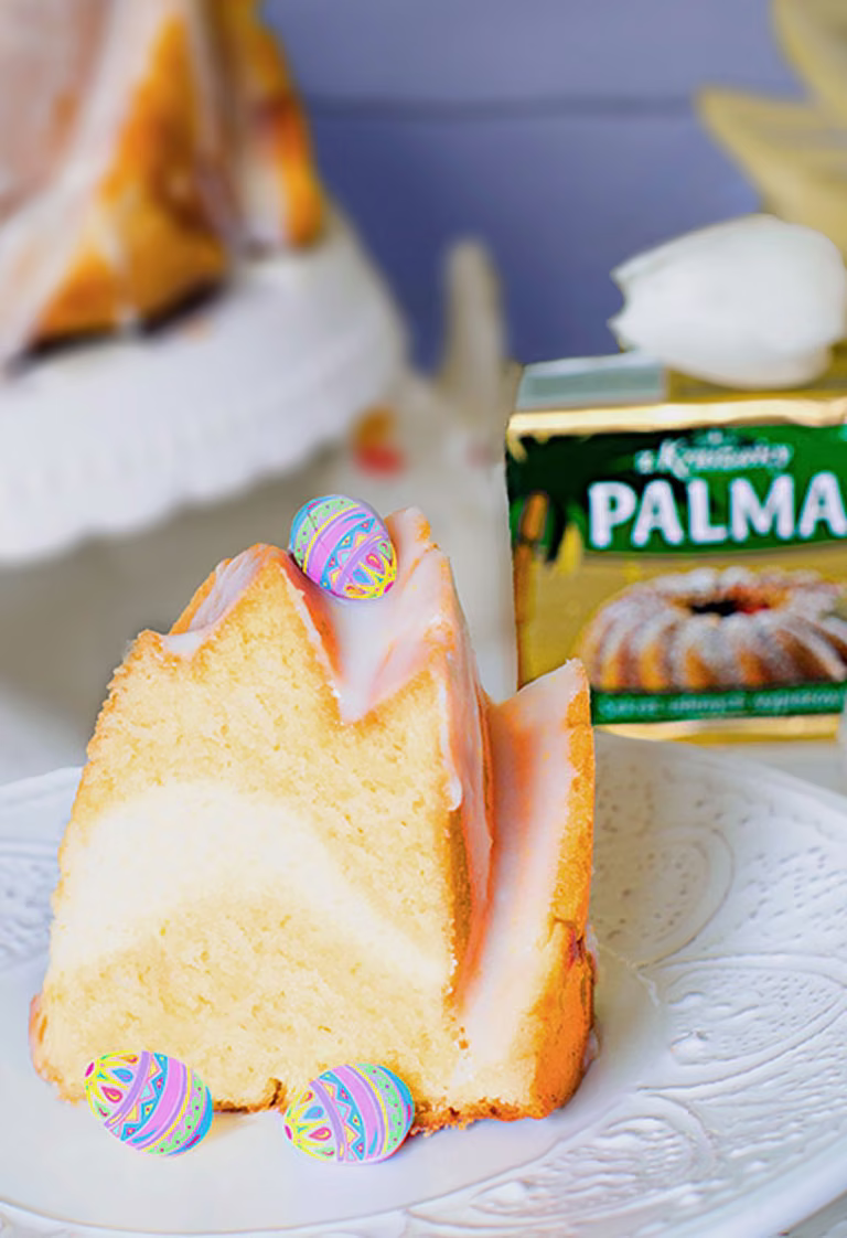 Babka potrójnie cytrynowa z serową niespodzianką