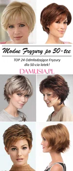 Modne Fryzury po 50-tce! TOP 24 Odmładzające Fryzury dla 50-cio latek!