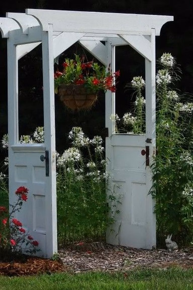 Pergola z drzwi