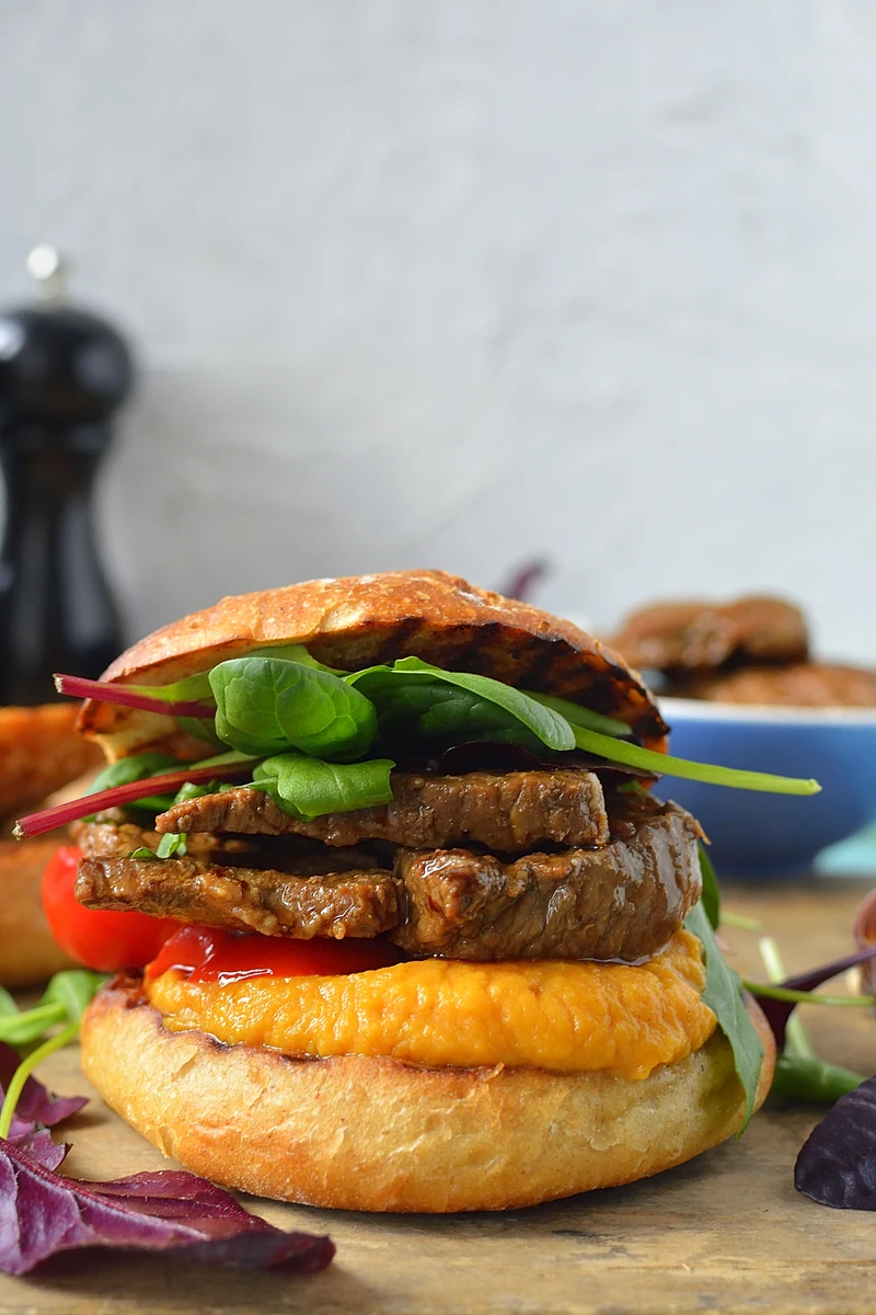DOMOWE BURGERY Z GRILLOWANYM MIĘSEM! PYSZNE!