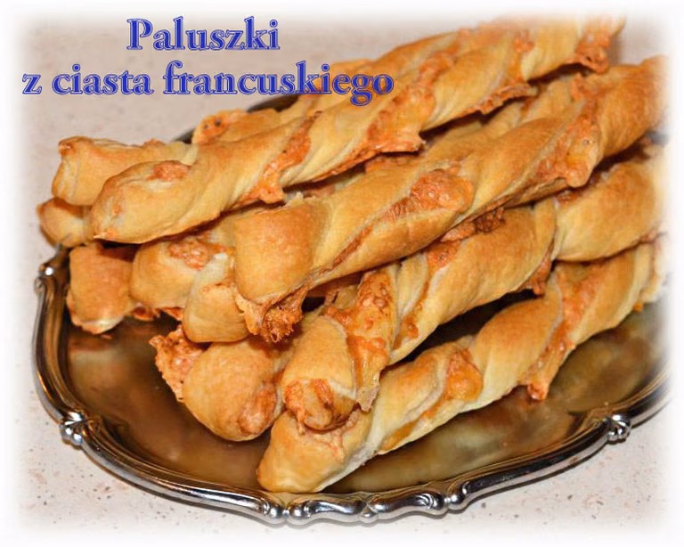 Paluszki z ciasta francuskiego