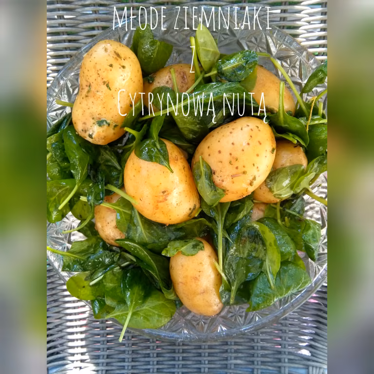 Młode ziemniaki z cytrynową nutą