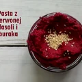 Pasta z czerwonej fasoli i buraka