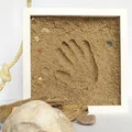 Odcisk dłoni – pamiątka znad morza w ramce 3d - DIY
