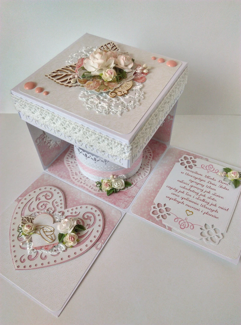 Ślubny exploding box