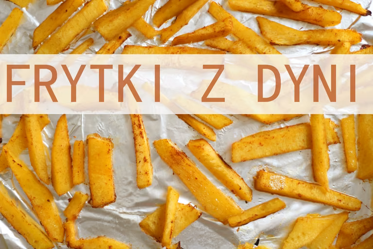 Pieczone frytki z dyni